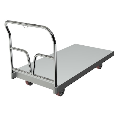 Vestil Silver Aluminum Sheet Deck Platform Truck 30 x 60 ASD-3060